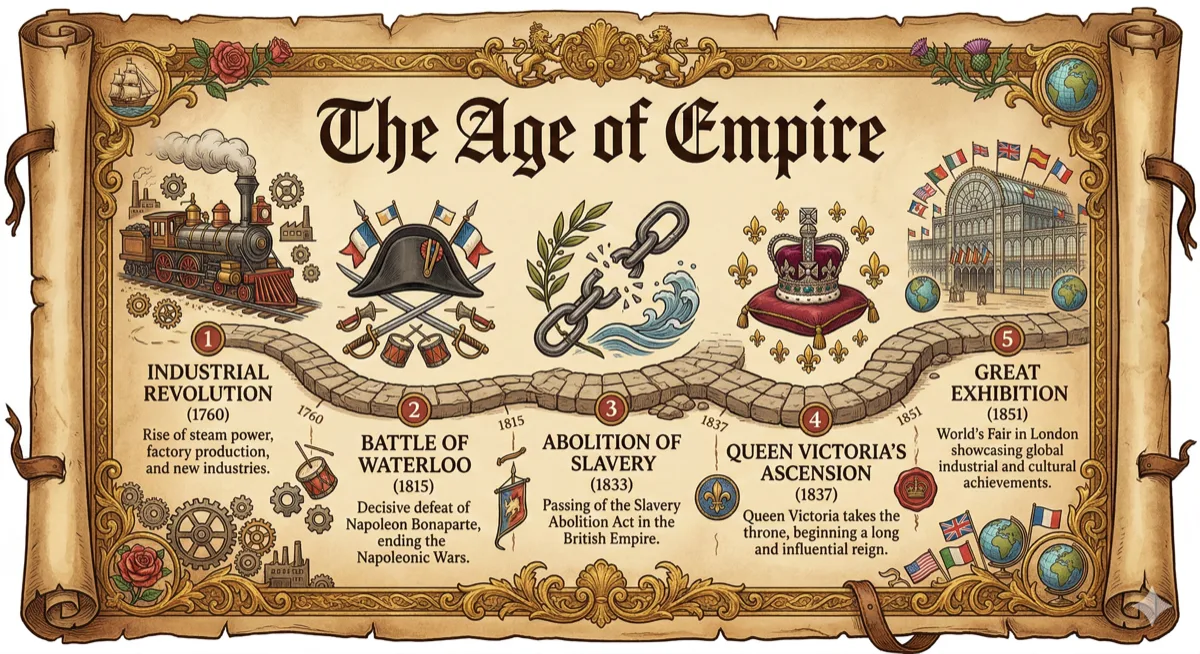 The Age of Empire — from the Industrial Revolution to the Great Exhibition